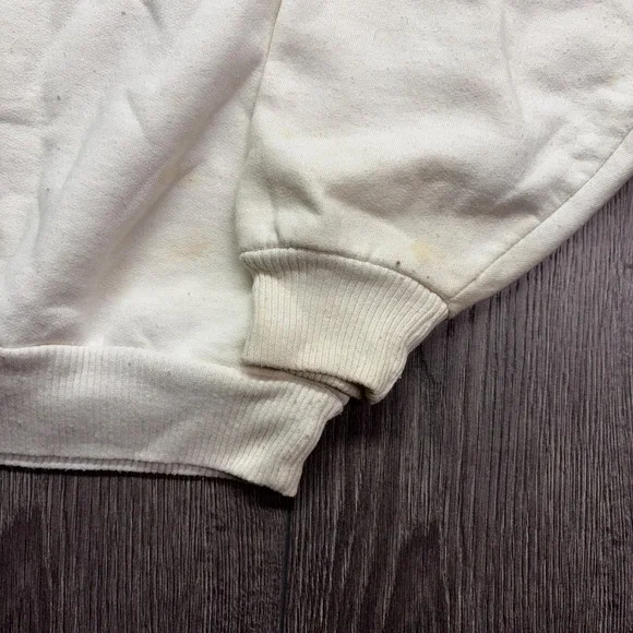 Vintage Molson Canadian Beer 1990s Sweatshirt Large White Beer Canada Bear - Picture 4 of 11